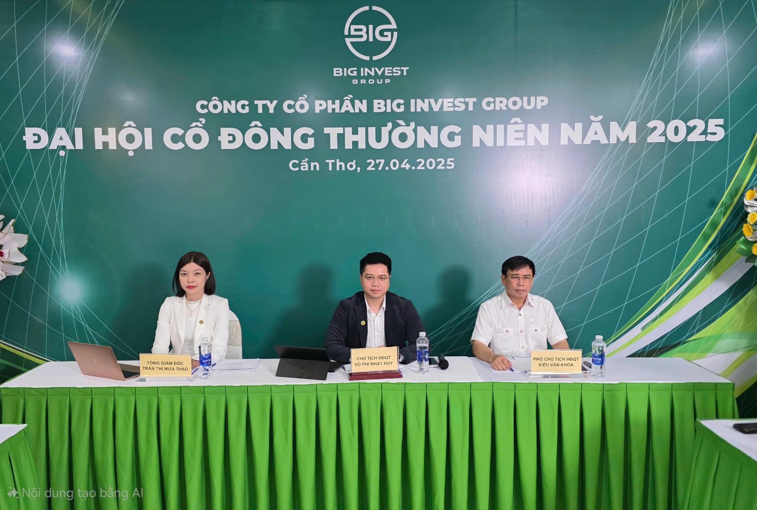 ĐHĐCĐ BIG: Chuyển mô hình hoạt động thành holdings, đẩy mạnh đầu tư nông sản và các mảng mới